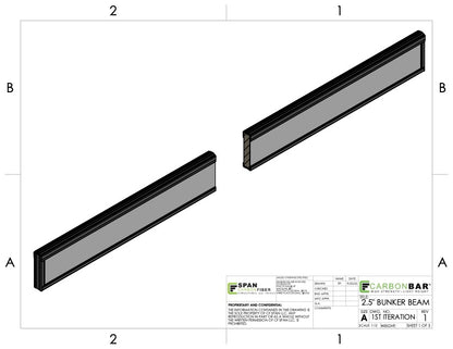 2.5" MackDaddy Bunker Beam XL