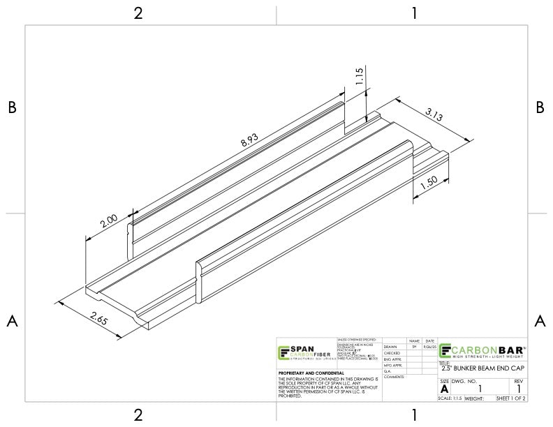 2.5" MackDaddy Bunker Beam XL